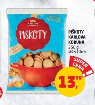 Piškoty Karlova Koruna