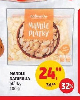 Mandle Naturalia plátky