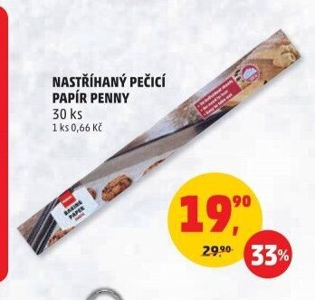 Nastříhaný pečicí papír Penny