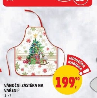 Vánoční zástěra na vaření