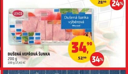 DUŠENÁ VEPŘOVÁ ŠUNKA 200 g
