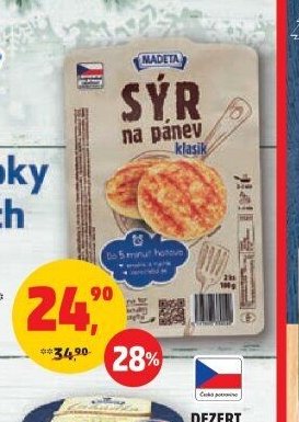 SÝR NA PÁNEV MADETA klasik, bylinky 100 g