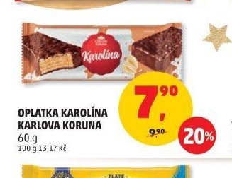 Oplatka Karolina Karlova Koruna
