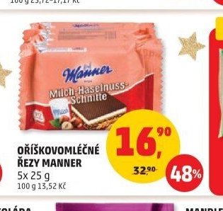 Oříškovomléčné řezy Manner