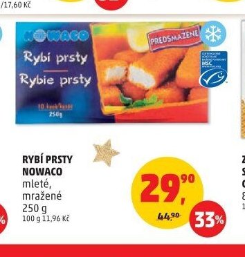 RYBÍ PRSTY NOWACO mleté, mražené 250 g