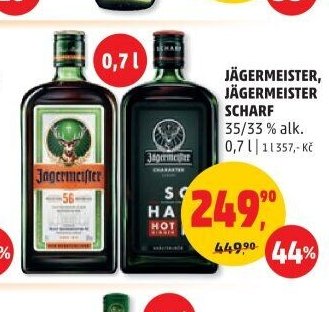 JÄGERMEISTER JÄGERMEISTER SCHARF 0,7 l