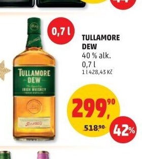 TULLAMORE DEW 0,7 l