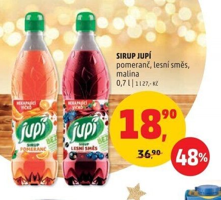 Sirup Jupí pomeranč, lesní směs