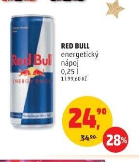 Red Bull energetický nápoj