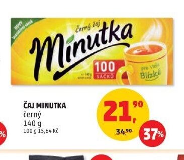 Čaj Minutka černý