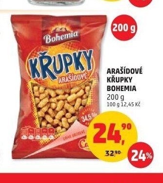 Arašídové křupky Bohemia