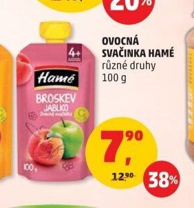 OVOCNÁ SVAČINKA HAMÉ BROSKEV
