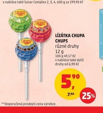 LÍZÁTKA CHUPA CHUPS