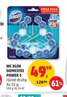 WC blok Domestos Power 5