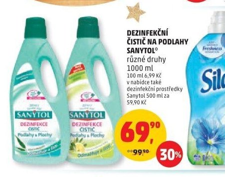 Deinfekční čistič na podlahy Sanytol
