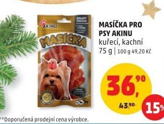 Masíčka pro psy Akinu