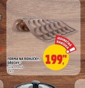 FORMA NA ROHLÍČKY, OŘECHY