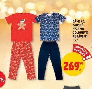 Dámské, pánské pyžamo s dlouhým rukávem