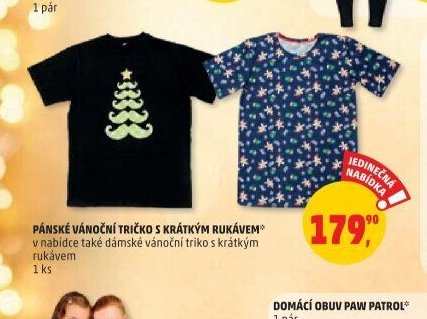 Pánské vánoční tričko s krátkým rukávem