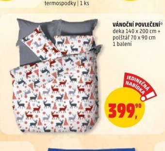 Vánoční povlečení