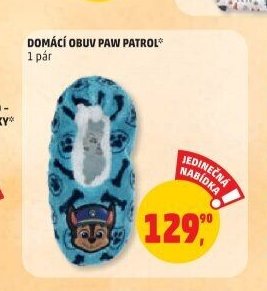 Domácí obuv Paw Patrol