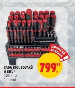 SADA ŠROUBOVÁKŮ A BITŮ
