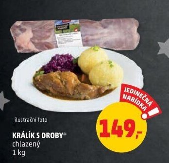 Králík s droby
