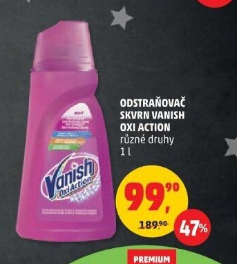 Odstraňovač skvrn Vanish Oxi Action