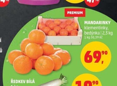 Mandarinky klementinky