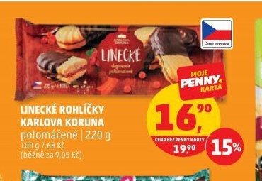 Linecké rohlíčky Karlova Koruna
