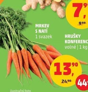 Mrkev s natí
