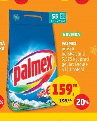 Palmex prášek horská vůně