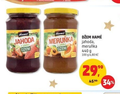 Džem Hamé jahoda, meruňka