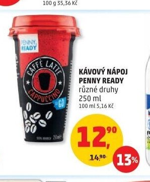 Kávový nápoj Penny Ready