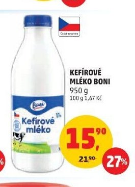 Kefírové mléko Boni