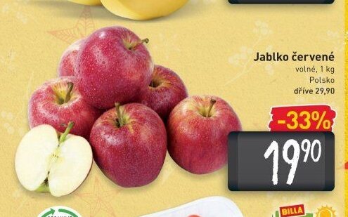 Jablko červené