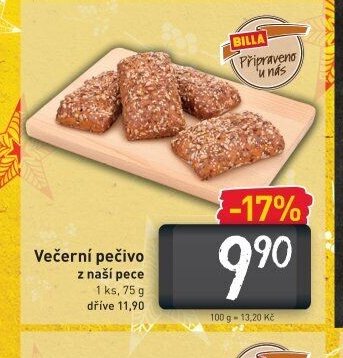 Večerní pečivo