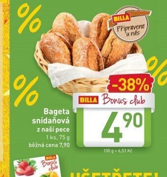 Bageta snídaňová
