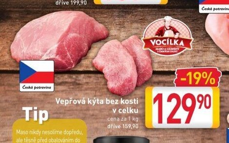 Vepřová kýta bez kosti
