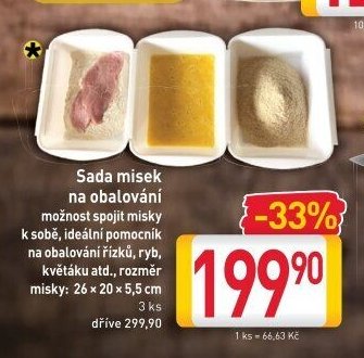 Sada misek na obalování