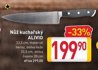 Nůž kuchařský ALIVIO