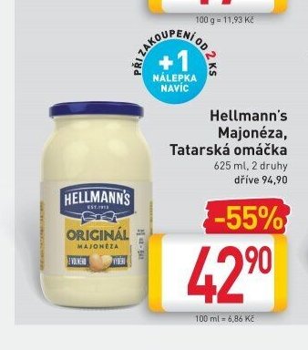 Hellmann's Majonéza, Tatarská omáčka