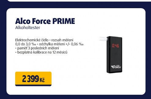 Alco Force PRIME Alkoholtester