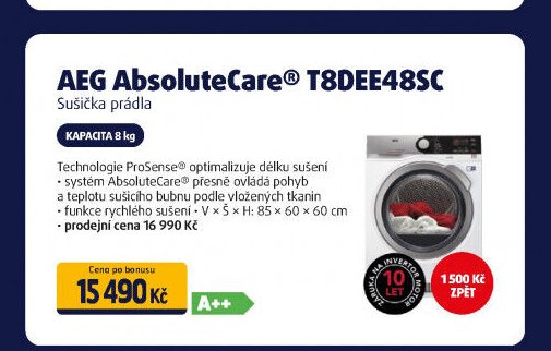 AEG AbsoluteCare® T8DEE48SC