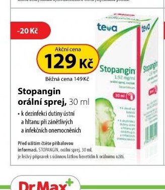 Stopangin orální sprej