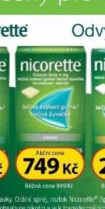 Nicorette léčivá žvýkací guma Classic