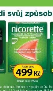 Nicorette transdermální náplast