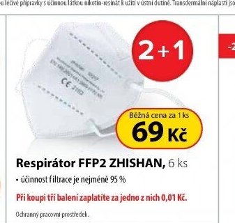 Respirátor FFP2 ZHISHAN