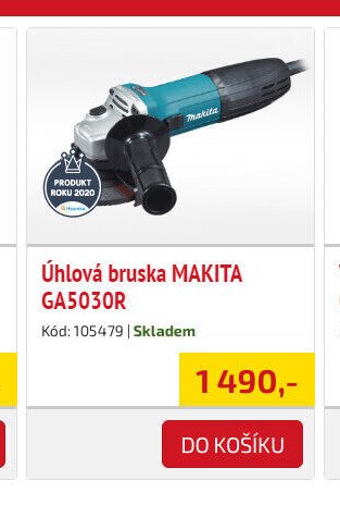 Úhlová bruska MAKITA GA5030R - UNI HOBBY akcniletaky.com