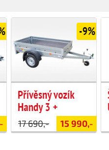 Přívěsný vozík Handy 3 + - UNI HOBBY akcniletaky.com